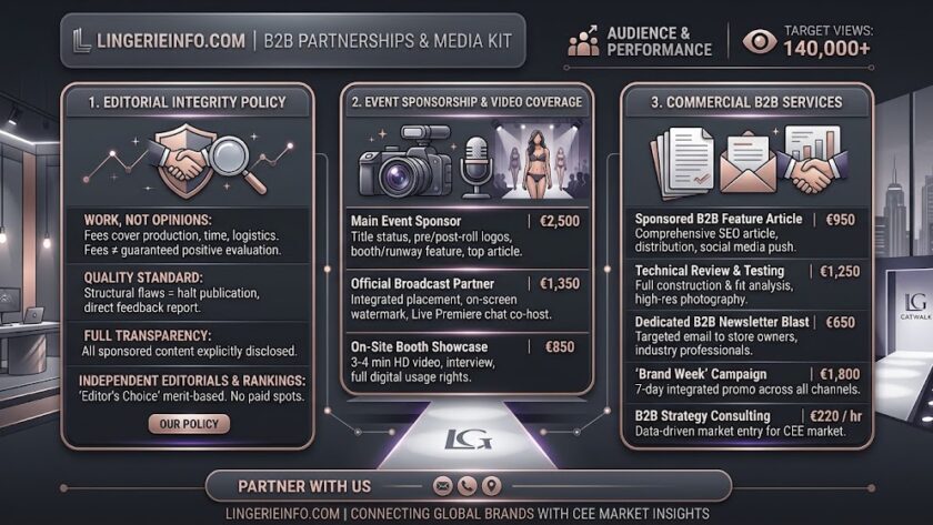 Lingerieinfo.com – Media Kit 2027: B2B Partnership Offers & Ad Rates