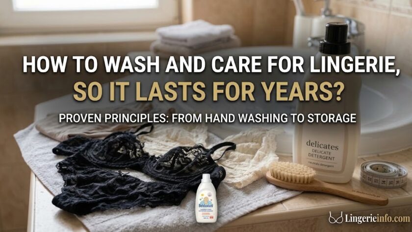How to wash and care for lingerie - complete guide by LingerieInfo.com