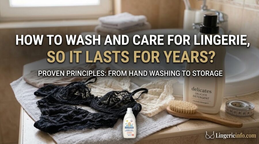 How to wash and care for lingerie - complete guide by LingerieInfo.com